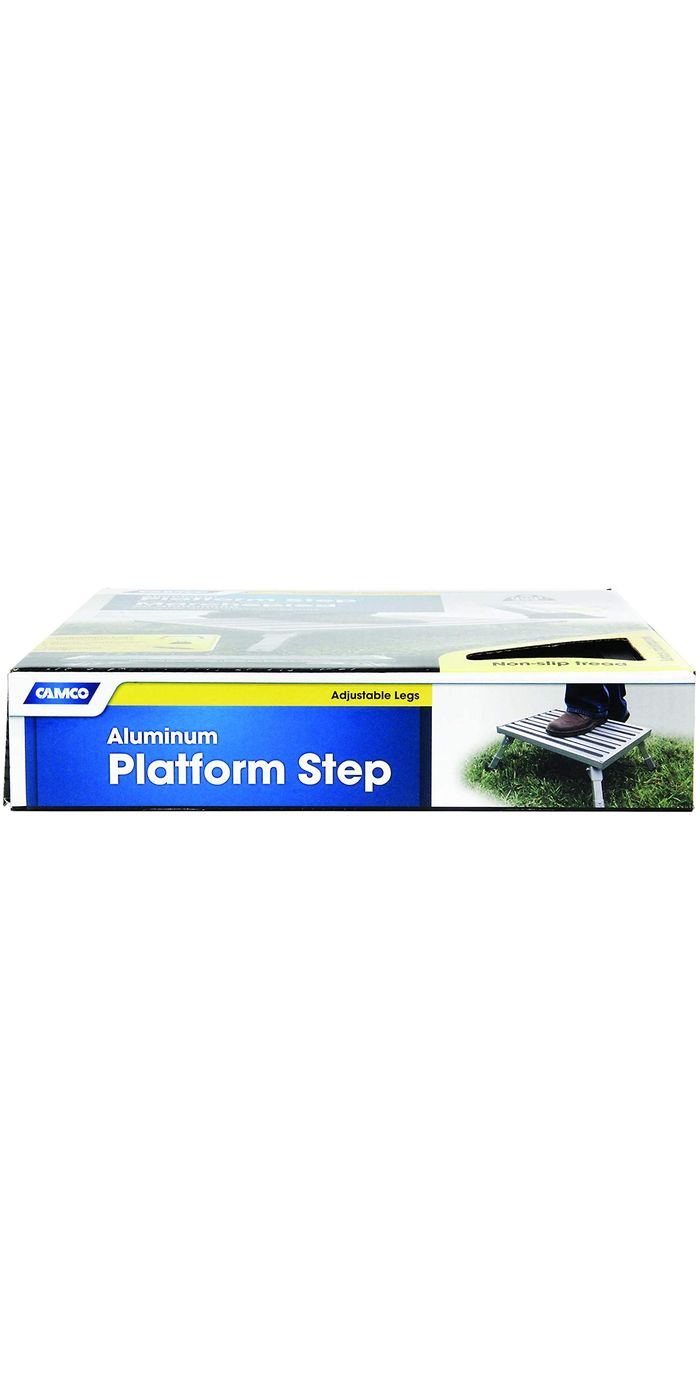 Step Stool, Alum Platform -Adj